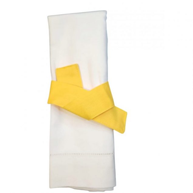 Porta-guardanapo de nózinho amarelo